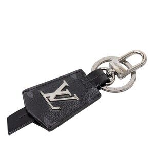 Louis Vuitton Monogram Eclipse Porte Cles Cloche Key Sling Bag Charm